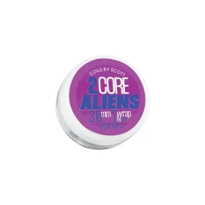 2-Core Aliens 0.30Ω Ni80 (2pcs) - Coils by Scott 2-Core Aliens 0.30Ω Ni80 (2pcs) - Coils by Scott