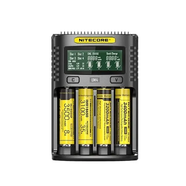 NITECORE CARICABATTERIE UM4 Four Slot 2A Intellicharger