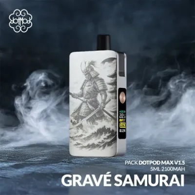 DotPod Max V1.5 5ml 2100mAh Engraved Samurai - Dotmod