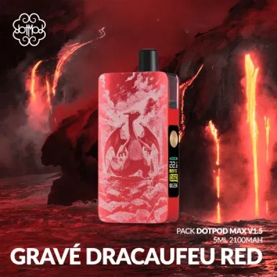 DotPod Max V1.5 5ml 2100mAh Dracaufeu Red - Dotmod