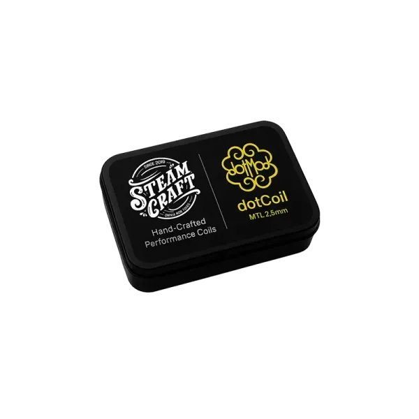 MTL Dual-Core Fused Clapton NI80 1.20Ω (2pcs) - Dotmod x Steam Craft MTL Dual-Core Fused Clapton NI80 1.20Ω (2pcs) - Dotmod x Steam Craft