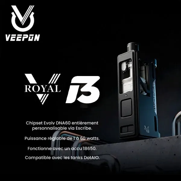 Mod Royal V i3 DNA60 - Veepon Mod Royal V i3 DNA60 - Veepon