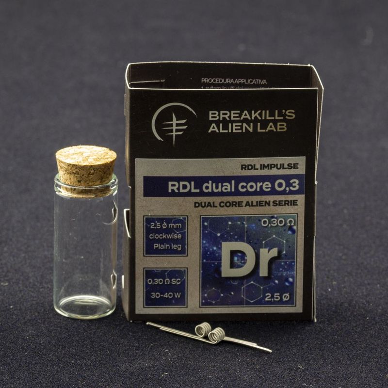 Breakill's Alien Lab - Impulse RDL Dual core 0,3 Dual 2 pezzi - Effetto Crackle Breakill's Alien Lab - Impulse RDL Dual core 0,3 Dual 2 pezzi - Effetto Crackle