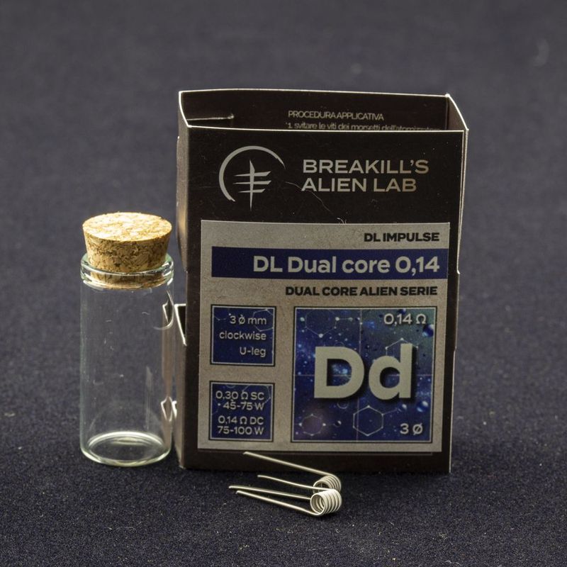 Breakill's Alien Lab - Impulse DL dual core 0,14 - 2 pezzi Breakill's Alien Lab - Impulse DL dual core 0,14 - 2 pezzi