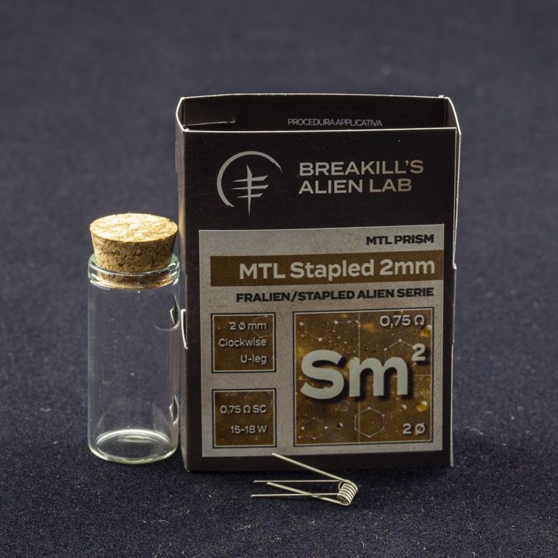 Breakill's Alien Lab - Prism MTL Stapled 2mm - 2 pezzi Breakill's Alien Lab - Prism MTL Stapled 2mm - 2 pezzi