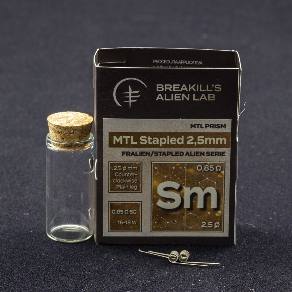 Breakill's Alien Lab - Prism MTL Stapled 2,5mm - 2 pezzi Breakill's Alien Lab - Prism MTL Stapled 2,5mm - 2 pezzi