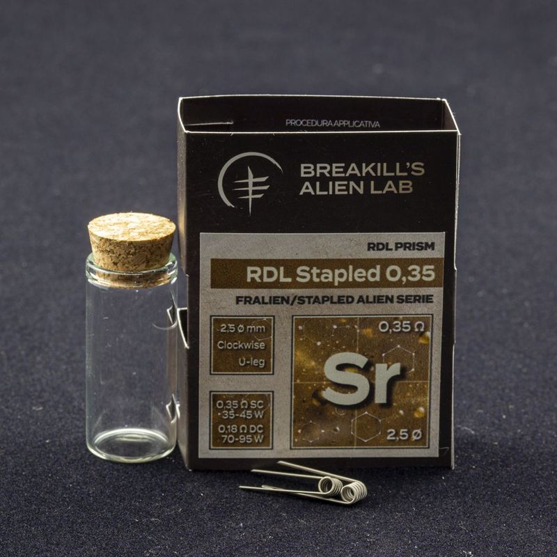 Breakill's Alien Lab - Prism RDL Stapled 0,35 Ω - 2 pezzi Breakill's Alien Lab - Prism RDL Stapled 0,35 Ω - 2 pezzi
