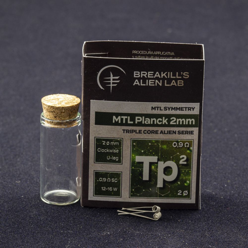 Breakill's Alien Lab - Symmetry MTL Planck 2mm - 2 pezzi