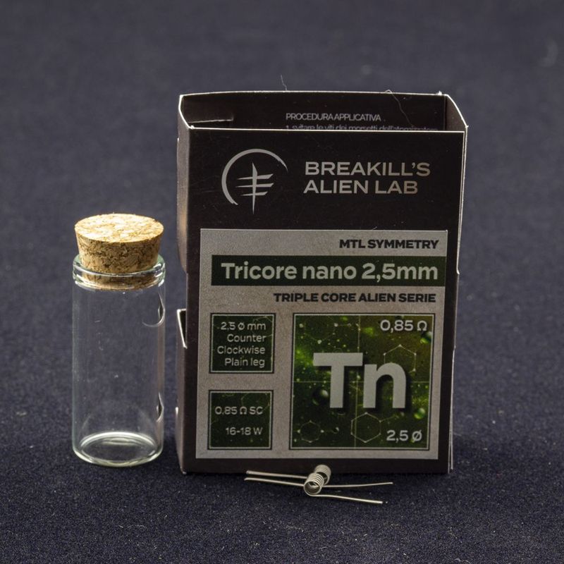 Breakill's Alien Lab - Symmetry Tricore nano 2,5 mm - 2 pezzi Breakill's Alien Lab - Symmetry Tricore nano 2,5 mm - 2 pezzi