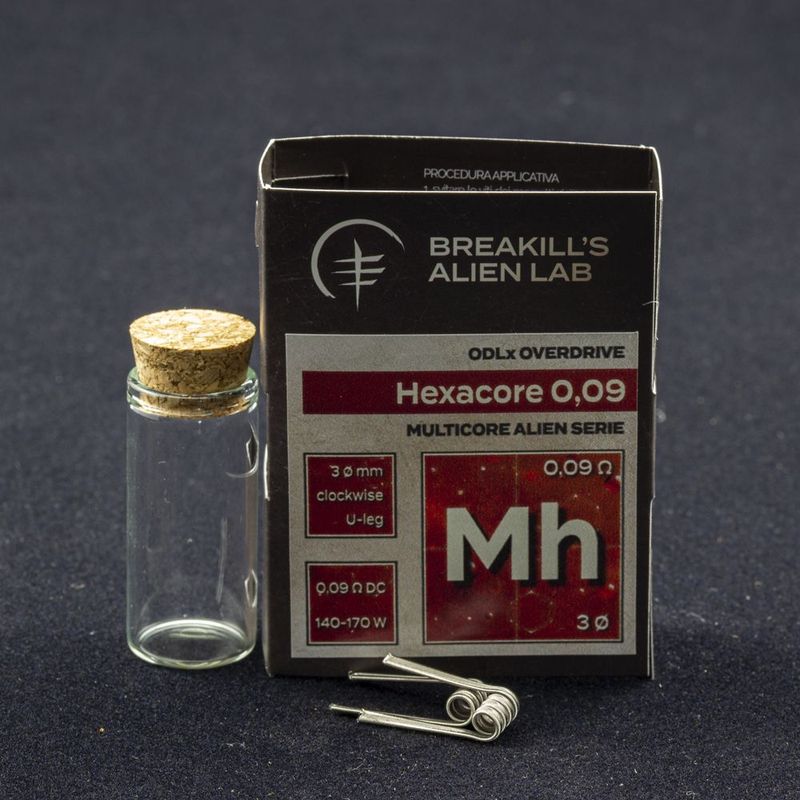 Breakill's Alien Lab - Overdrive ODLx Hexacore 0,09 - 2 pezzi Breakill's Alien Lab - Overdrive ODLx Hexacore 0,09 - 2 pezzi