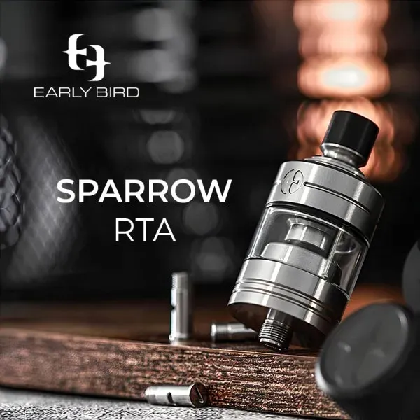 Sparrow RTA 2/3.7ml 24mm - Early Bird Sparrow RTA 2/3.7ml 24mm - Early Bird