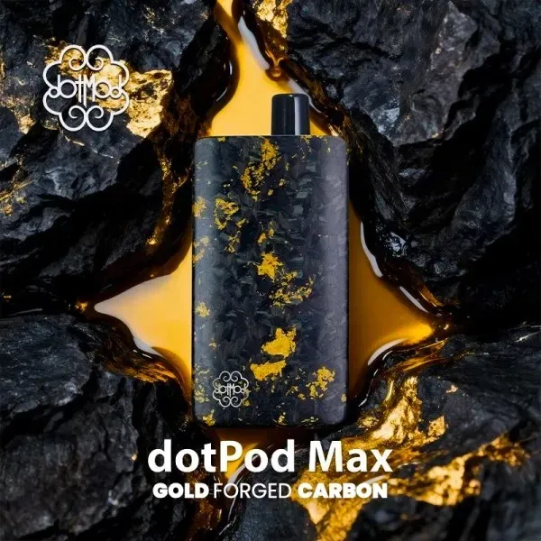 DotPod Max Gold Forged Carbon V1.5 5ml 2100mAh - Dotmod DotPod Max Gold Forged Carbon V1.5 5ml 2100mAh - Dotmod