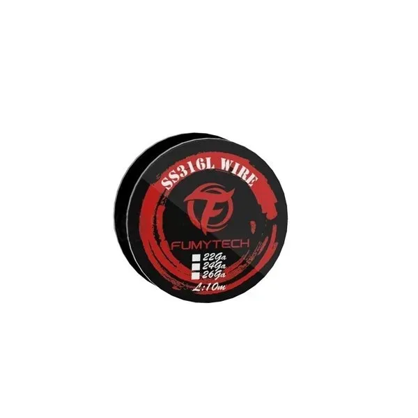 Filo SS316L 10m (22ga / 24ga / 26ga) – Fumytech