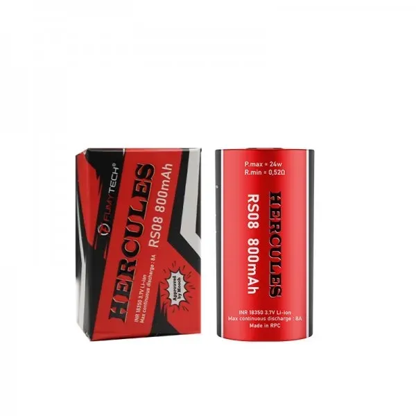 BATTERIA RS08 18350 800mAh 8A - Hercules by Fumytech