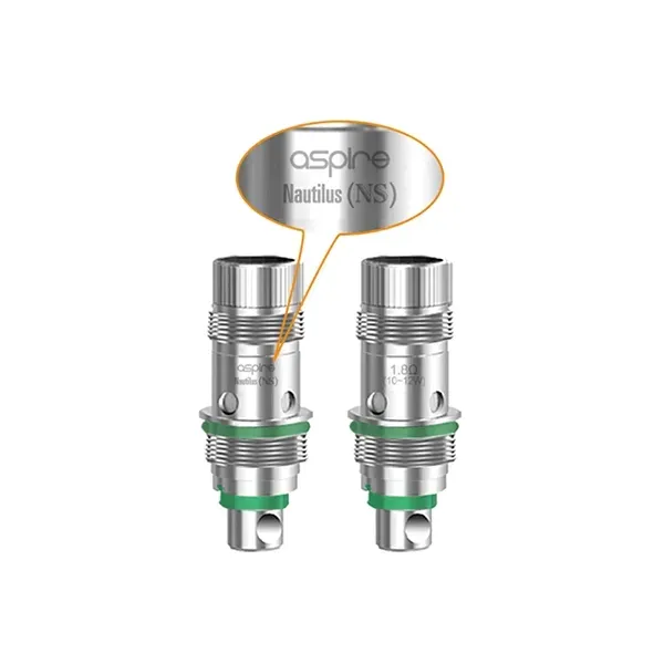 ASPIRE RESISTENZA NAUTILUS NicSalt 1.8Ω (5 pezzi)