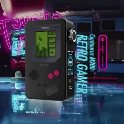 Box Centaurus M200 Retro Gamer Black Limited Edition 3000pcs - Lost Vape