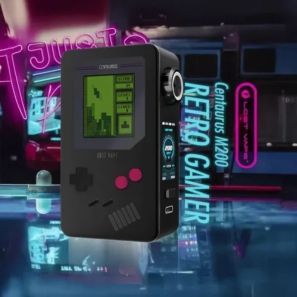Box Centaurus M200 Retro Gamer Black Limited Edition 3000pcs - Lost Vape
