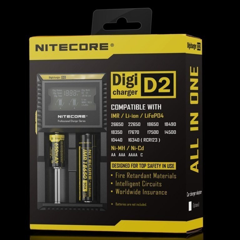 Caricatore 2 Slot D2 Versione EU - Nitecore