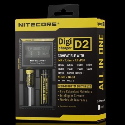 Caricatore 2 Slot D2 Versione EU - Nitecore Caricatore 2 Slot D2 Versione EU - Nitecore