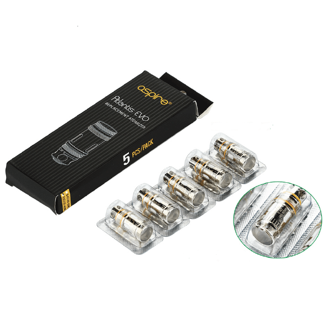ASPIRE RESISTENZA PER ATLANTIS EVO (CONFEZIONE 5 PEZZI)