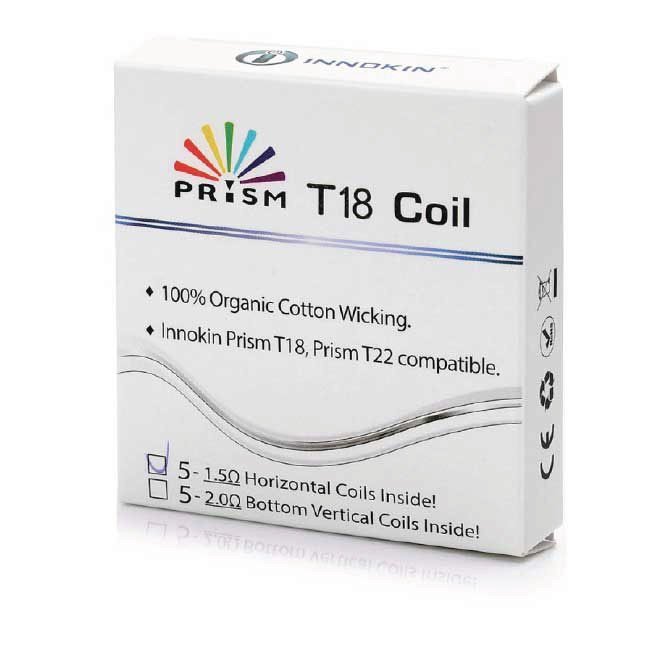 INNOKIN RESISTENZA PRISM T18/T22 PER KIT ENDURA T18 1.5OHM (5 PZ)