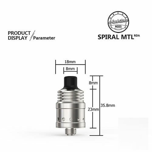 Spiral MTL RDA 18mm - Ambition Mods