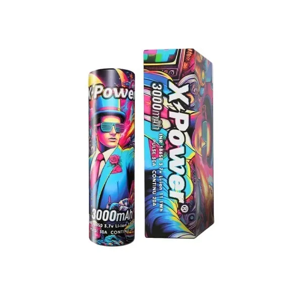 BATTERIA 18650 30A 3000mAh - X Power BATTERIA 18650 30A 3000mAh - X Power