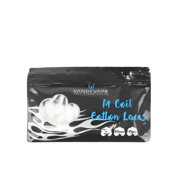Lacci in cotone M Coil (10 pezzi/sacchetto) - Vandy Vape Lacci in cotone M Coil (10 pezzi/sacchetto) - Vandy Vape