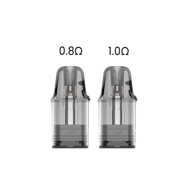 Vaporesso Vibe Dual Mesh V2 0.8-0.6Ω/1.0-0.7Ω 4.5ml Cartucce ricambio 2 Pz
