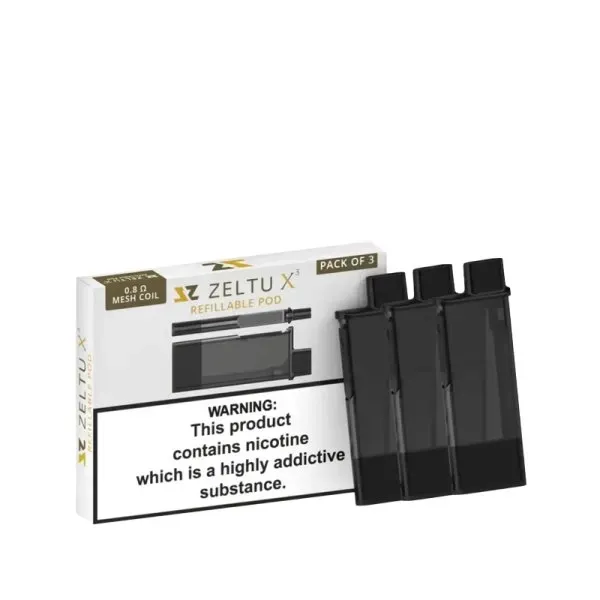 Pod ricambio Zeltu X3 0.8Ω 2ml (3pz) - Zeltu