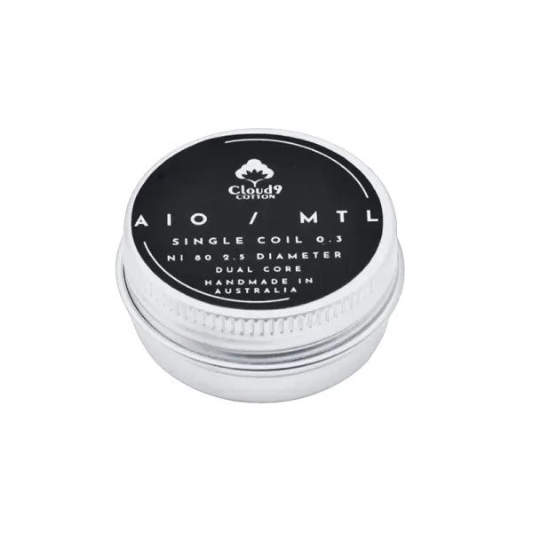 AIO / MTL NI80 0.30Ω (2pcs) – Cloud 9