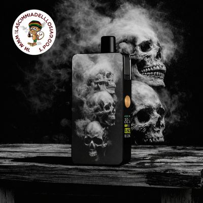 DotPod Max V1.5 5ml 2100mAh Engraved Lost Skull Black - Dotmod DotPod Max V1.5 5ml 2100mAh Engraved Lost Skull Black - Dotmod