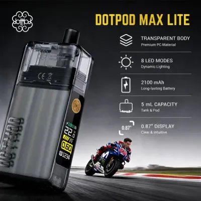 DotPod Max Lite 60W 5ml 2100mAh - Dotmod DotPod Max Lite 60W 5ml 2100mAh - Dotmod