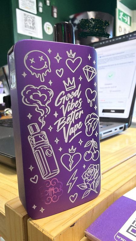 DotPod Max V1.5 Ectoplasma Engraved Purple – Dotmod DotPod Max V1.5 Ectoplasma Engraved Purple – Dotmod