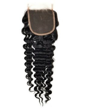 5x5 Brazilian Curly Closure