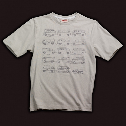 Saltrock Vanatics Front Print T-Shirt - Lt Grey