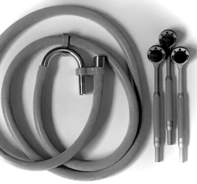 Silver Raven 3 Mirror & Hose Combo