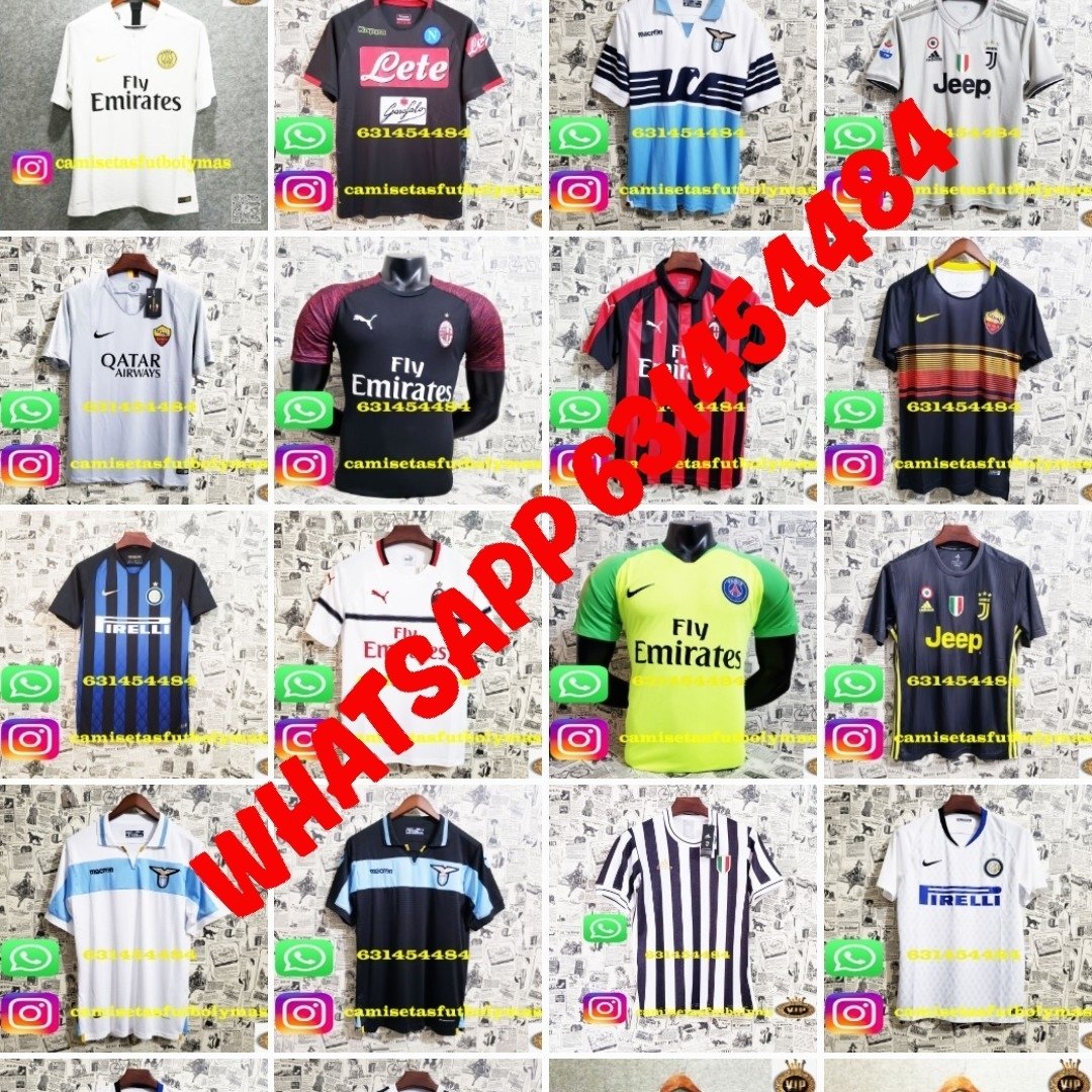 CAMISETAS SERIE A ITALIANA CAMISETAS FUTBOL TODAS LAS TALLAS Y EQUIPOS PARA HOMBRE NIÑOS MUJERES BEBÉS