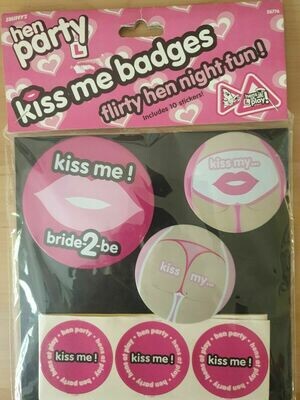 Bride 2 Be Party Badge Set