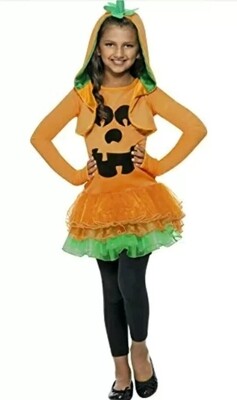 Pumpkin Tutu Dress age 7-9