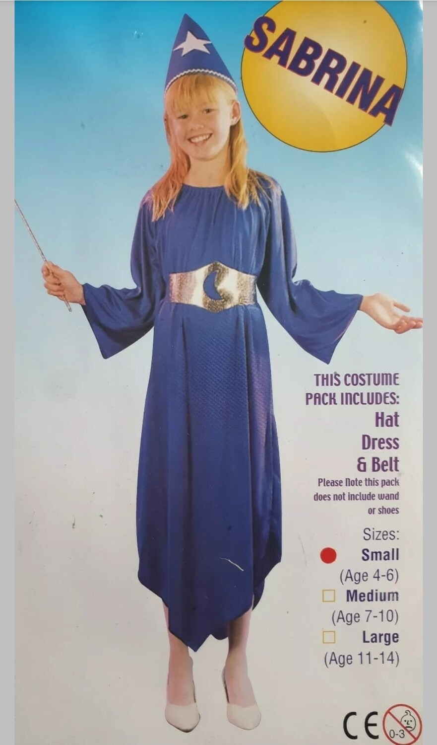 Sabrina Costume small Ages 4-6 (WC36)