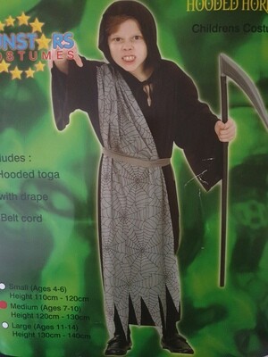 Hooded Horror Costume 7-10