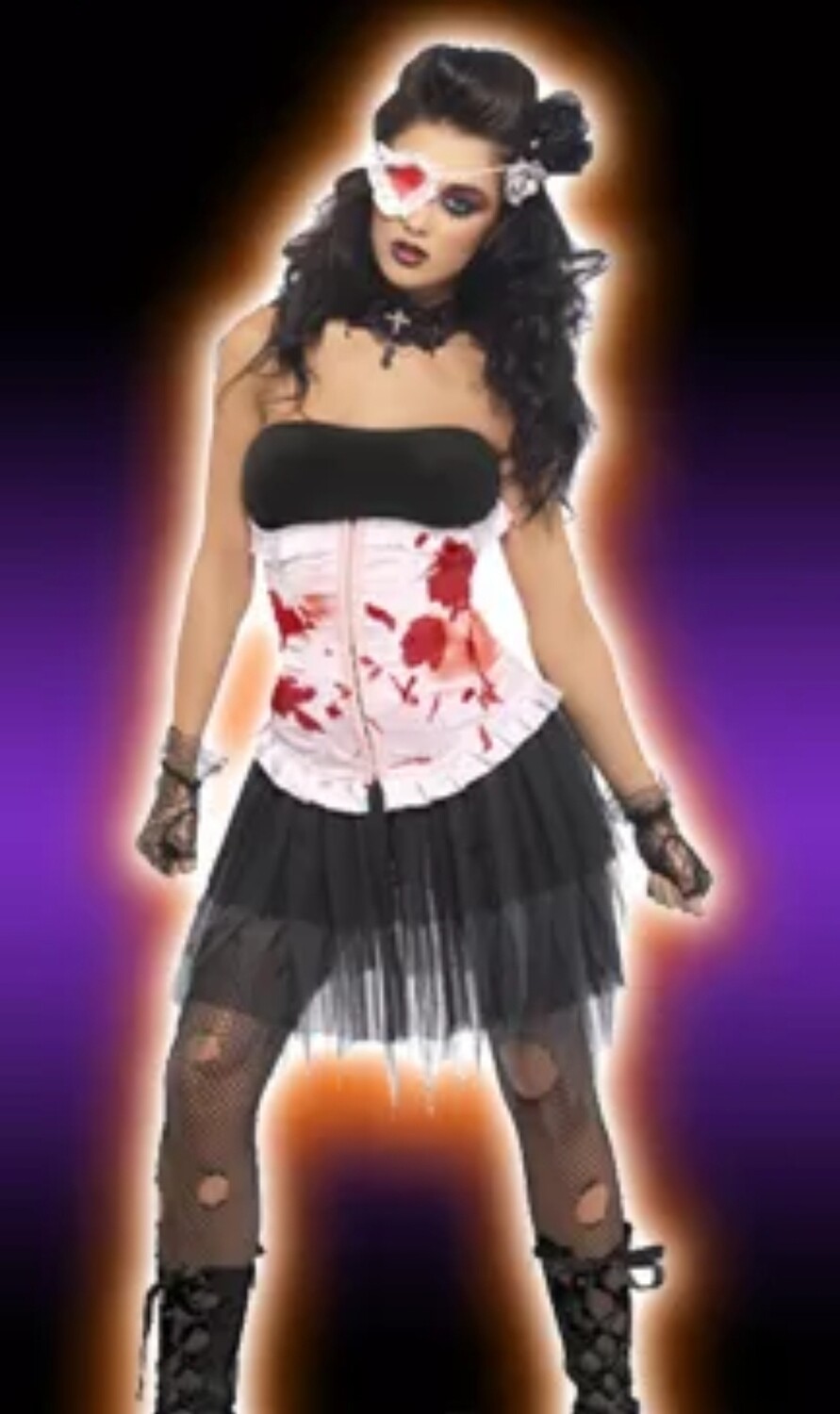 Bleeding Beauty Costume 8-10 (C22)