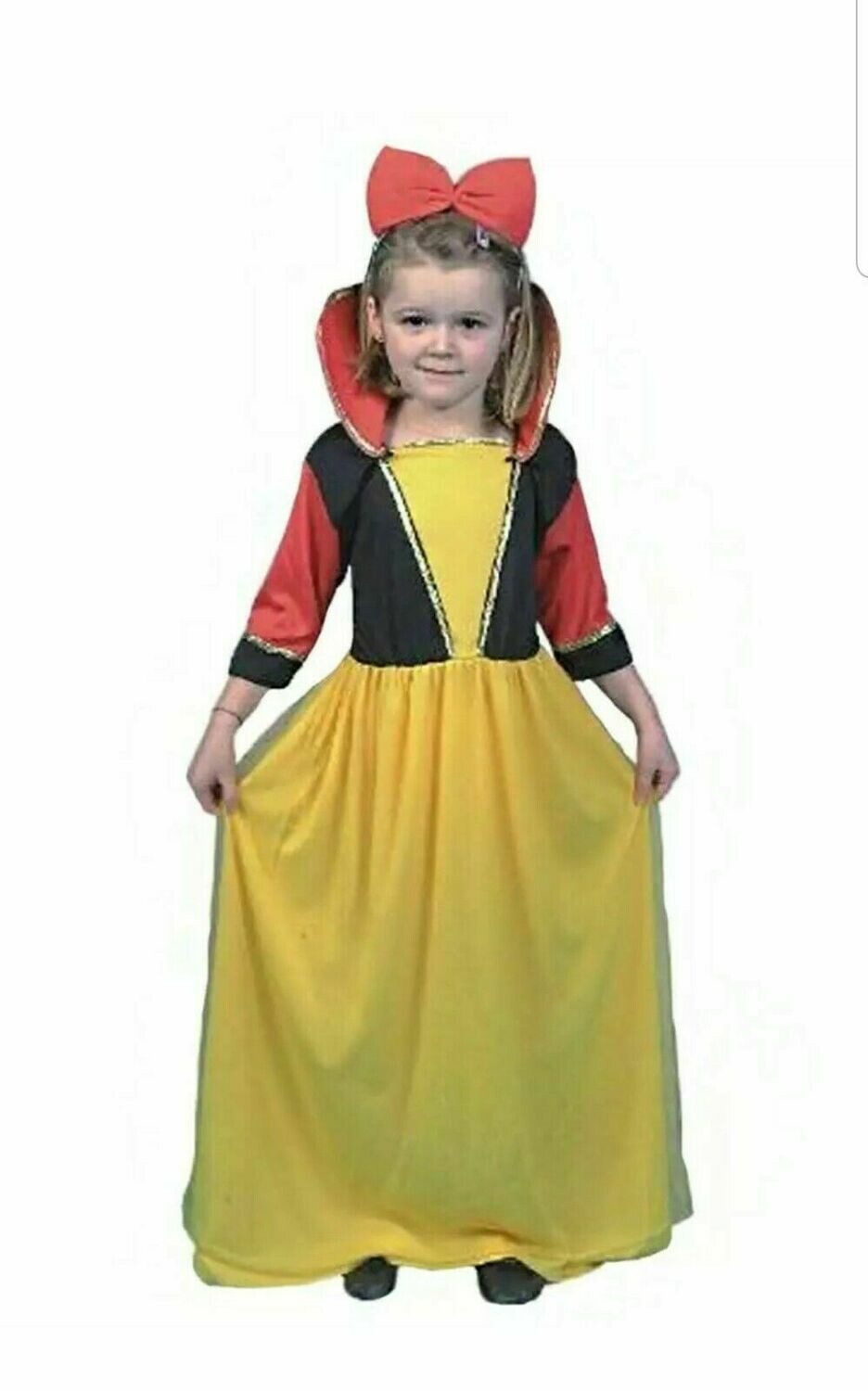 SNOW GIRL DRESS FAIRYTALE COSTUME 7-10 (WC65)