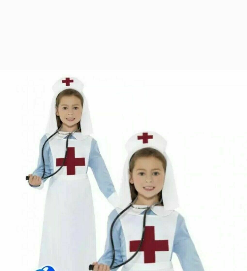 GIRLS WWI NURSE COSTUME 10-12