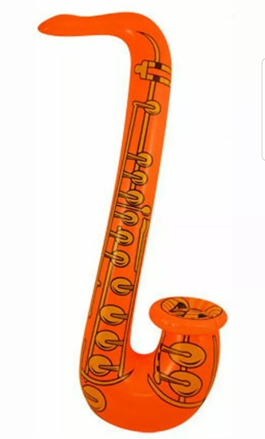 Inflatable Orange SAXOPHONE BLOW UP 75 CM (C22)