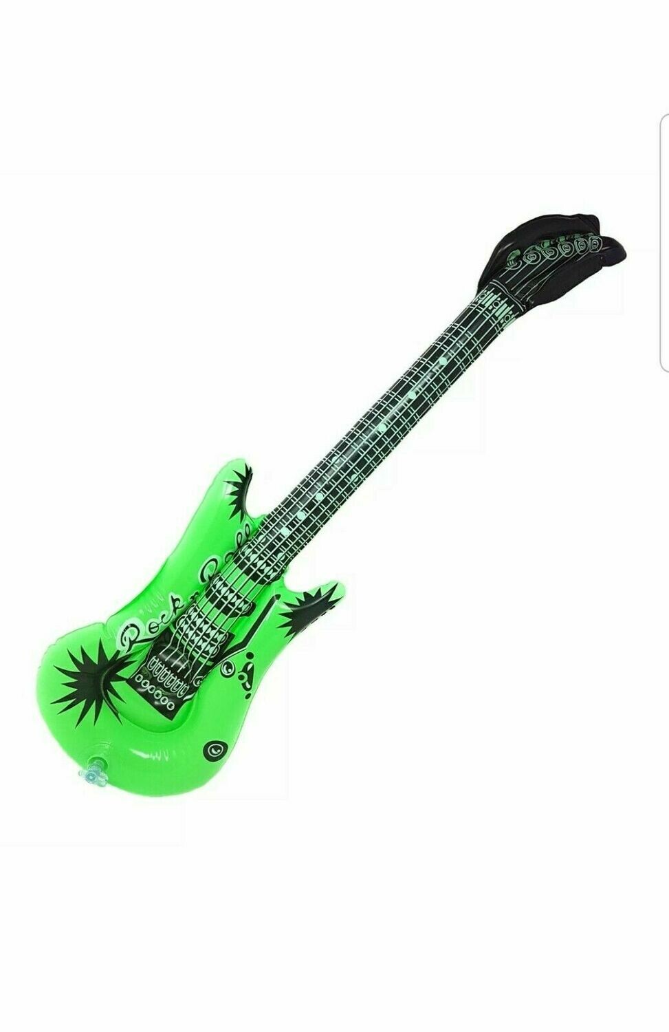 Inflatable Green Guitar Blow Up Fancy Dress Rock Party