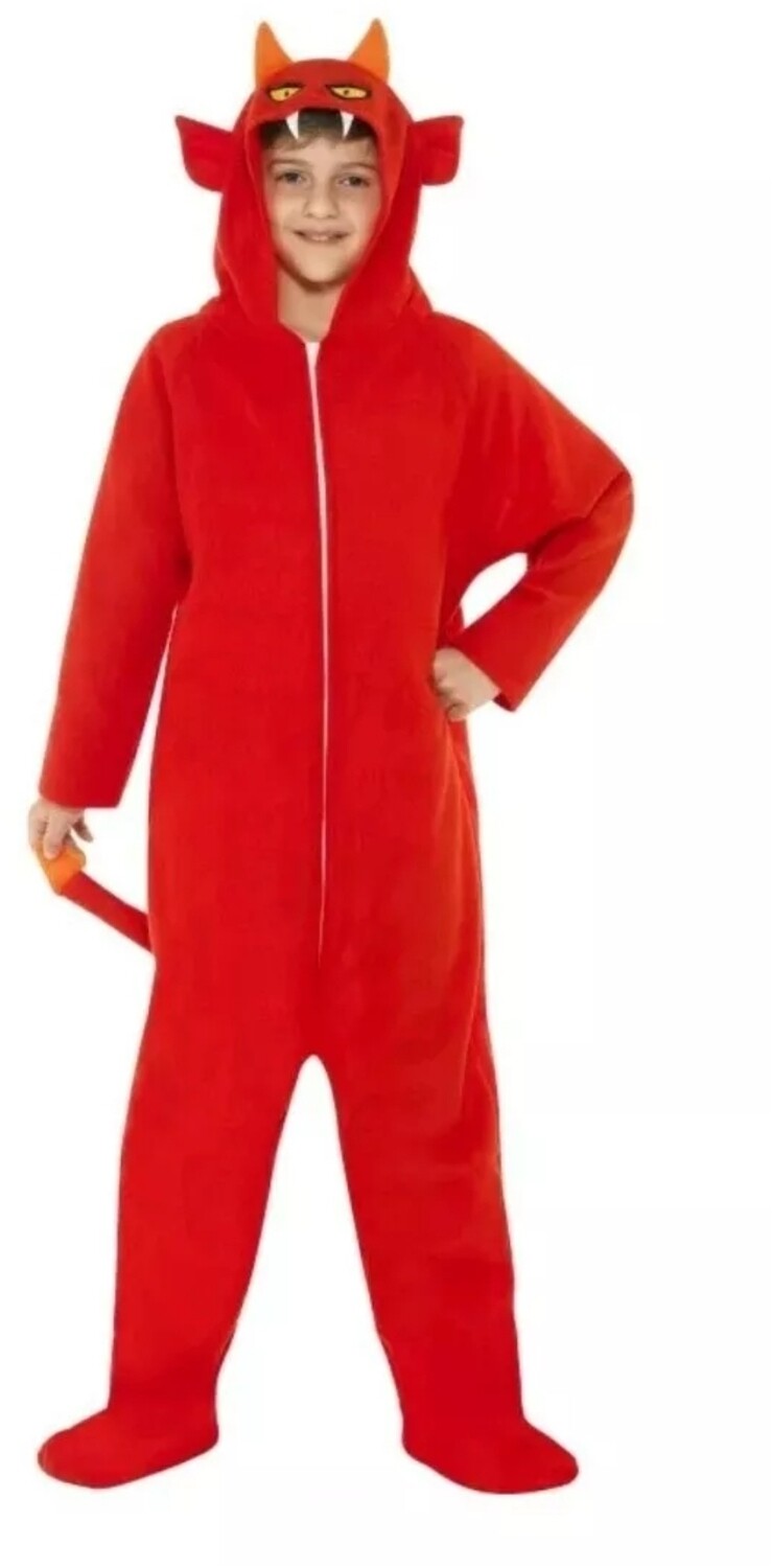 DEVIL JUMPSUIT COSTUME  AGE 4 - 6 (C22)