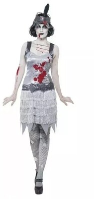 Zombie Flapper 1920s Dress (C22)