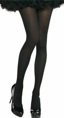 Adults Black Opaque Tights (C22)